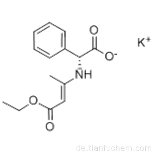 Kalium (R) - [(3-Ethoxy-1-methyl-3-oxoprop-1-enyl) amino] phenylacetat CAS 961-69-3